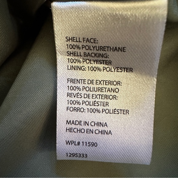 Women’s Olive Rain Jacket Weatherproof Vintage Size Large - Picture 6 of 10